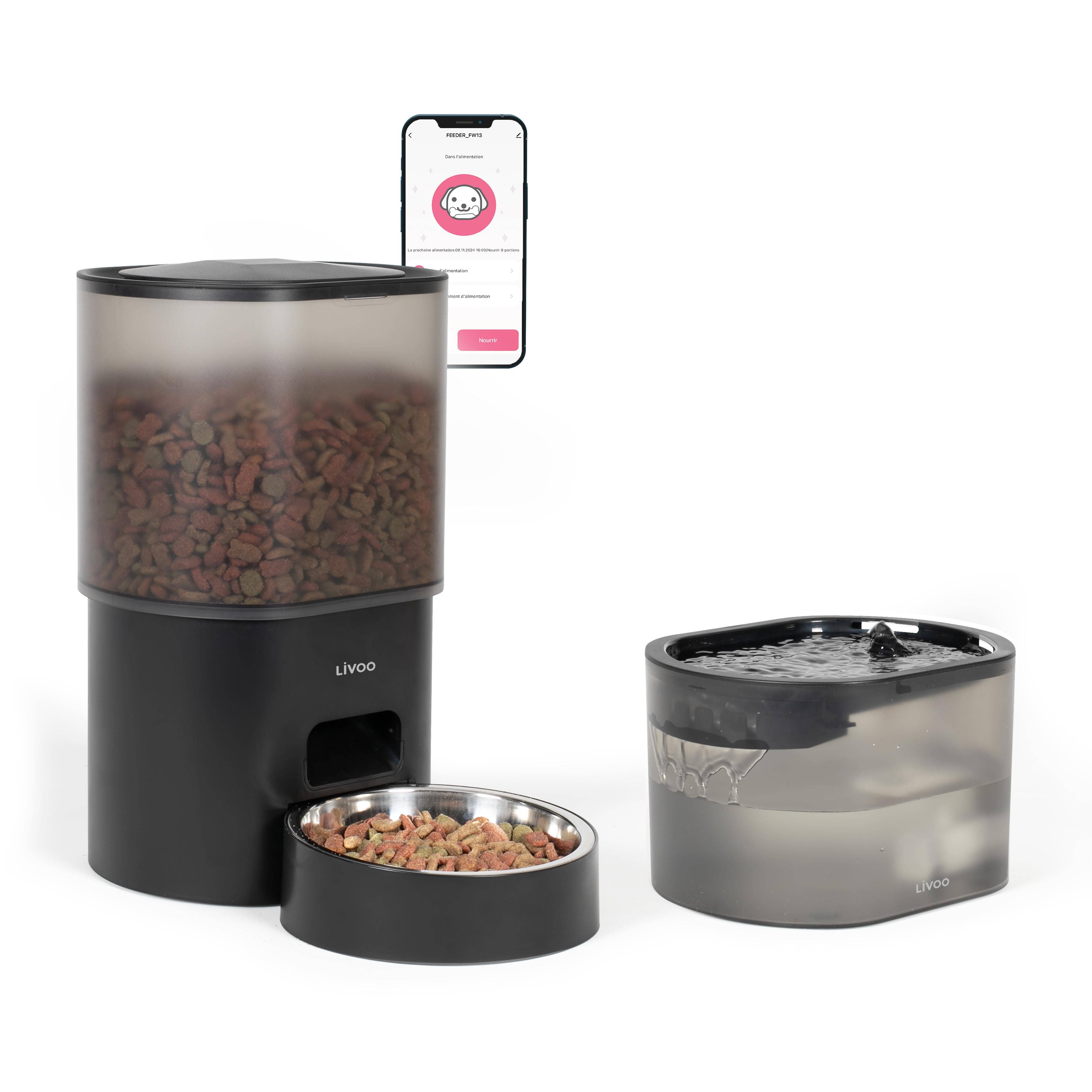 Automatic Pet Feeder and Fountain