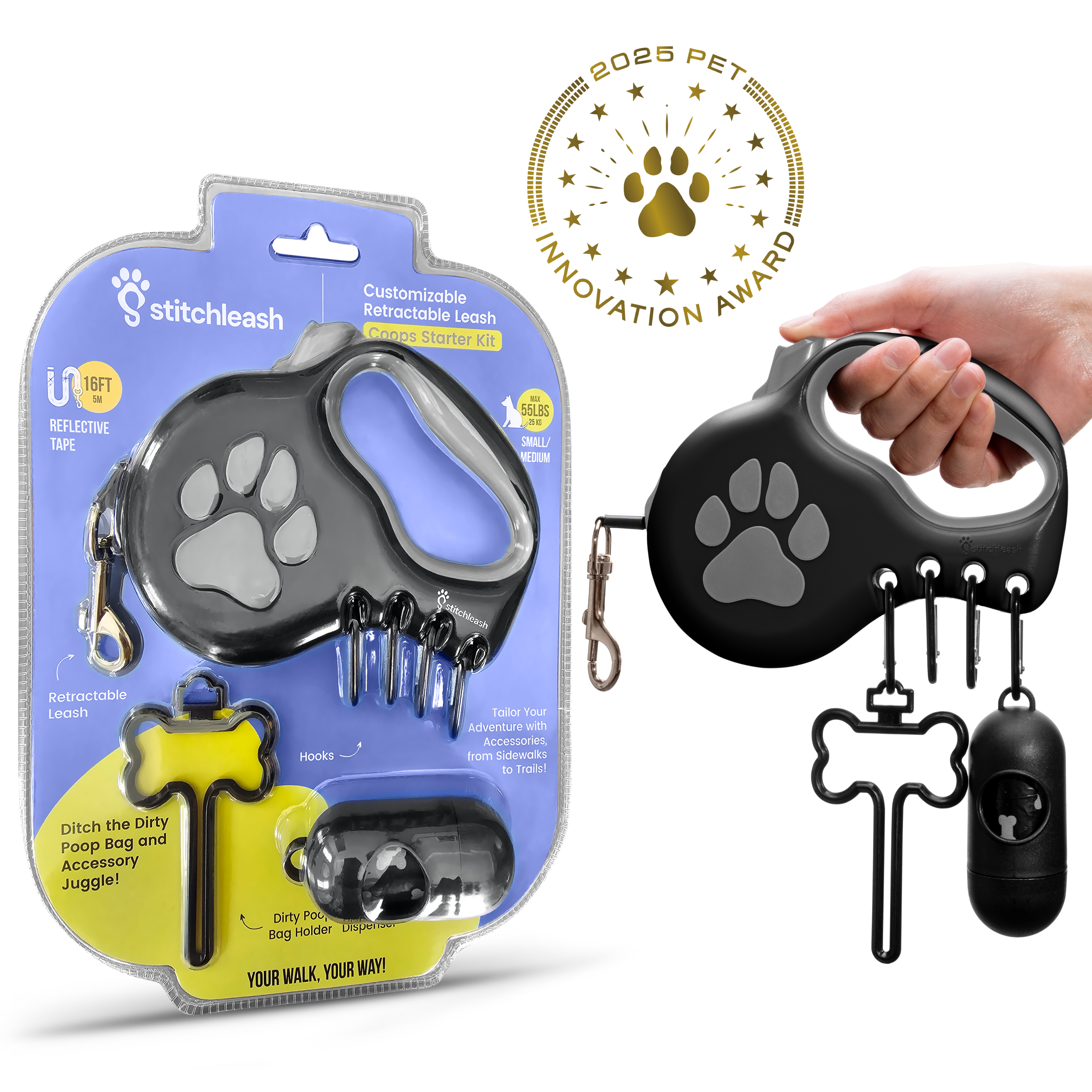 StitchLeash - Retractable Dog Leash